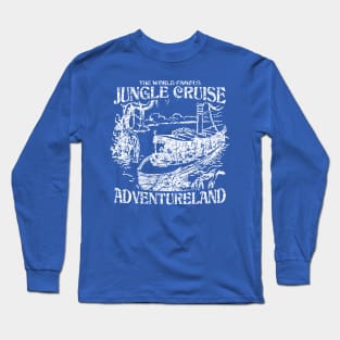 World Famous Jungle Cruise - White Variant Long Sleeve T-Shirt